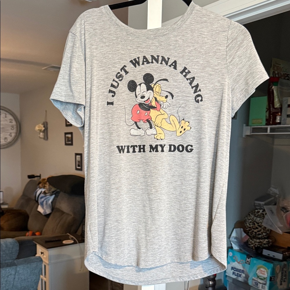 Women’s M Maurice’s Gray Dog Lover T-Shirt